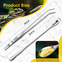 2pcs Reptile Feeding Tongs, Feeding Spoon - image 2