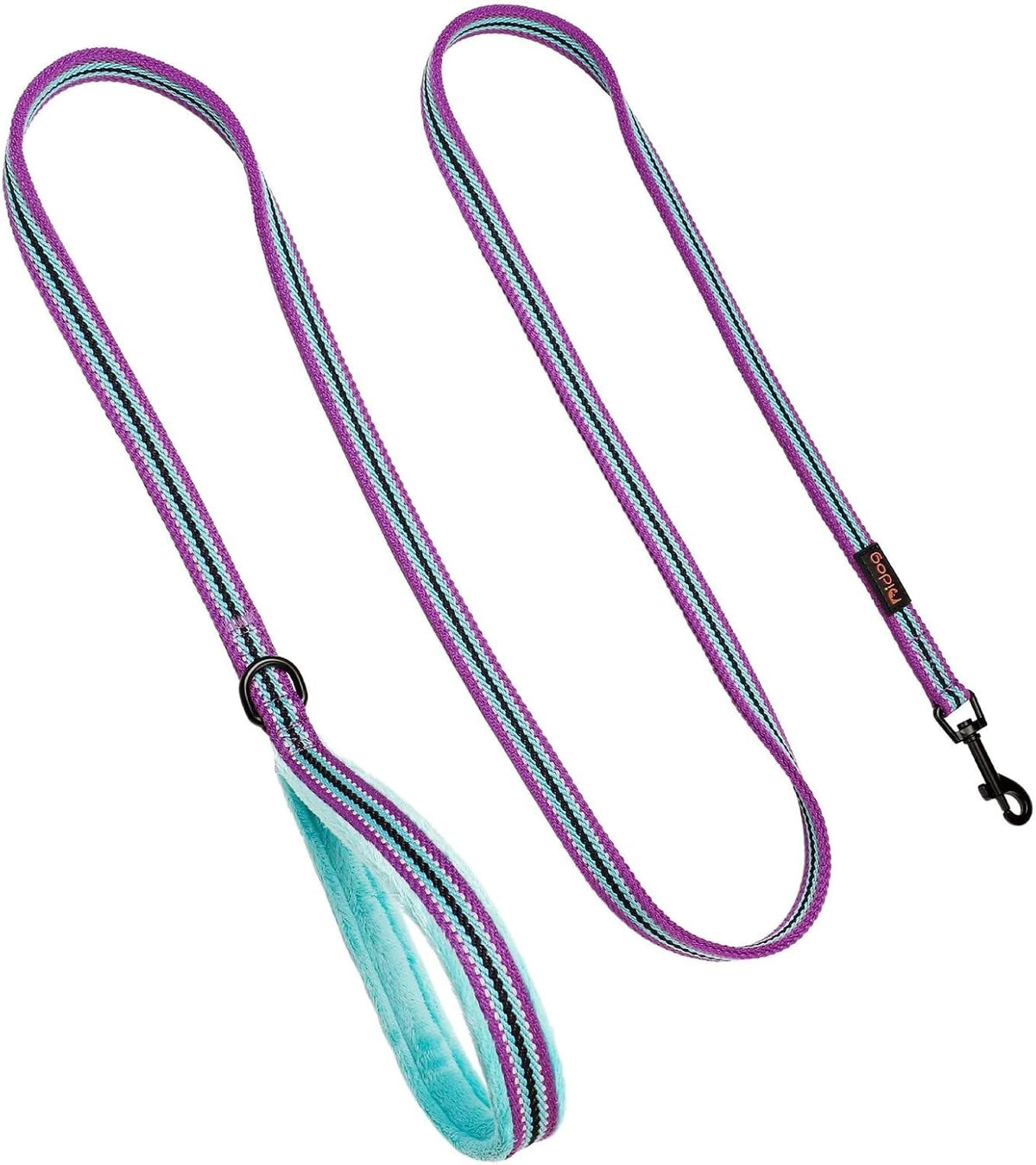 6FT Reflective Dog Leash for Small Medium Dogs, 5/8" Width - Mixed-Blue / 5/8''x 6 FT - image 3