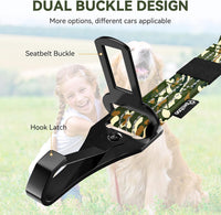 Pawaboo 2Pack Dog Car Seatbelt - Army Green CamouflageX2 - image 3