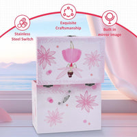 TAOPU ballerina musical jewelry box for girls with spinning dancer and two drawers - view 8