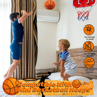 Amarlozn 5" Mini Foam Basketball Set, Ideal for Kids, Toddlers - Orange - image 3