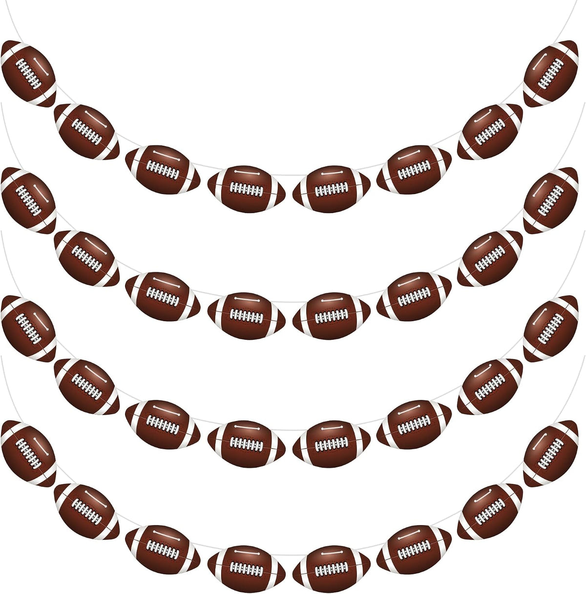 4PC, Football Party Decorations, Football Banner