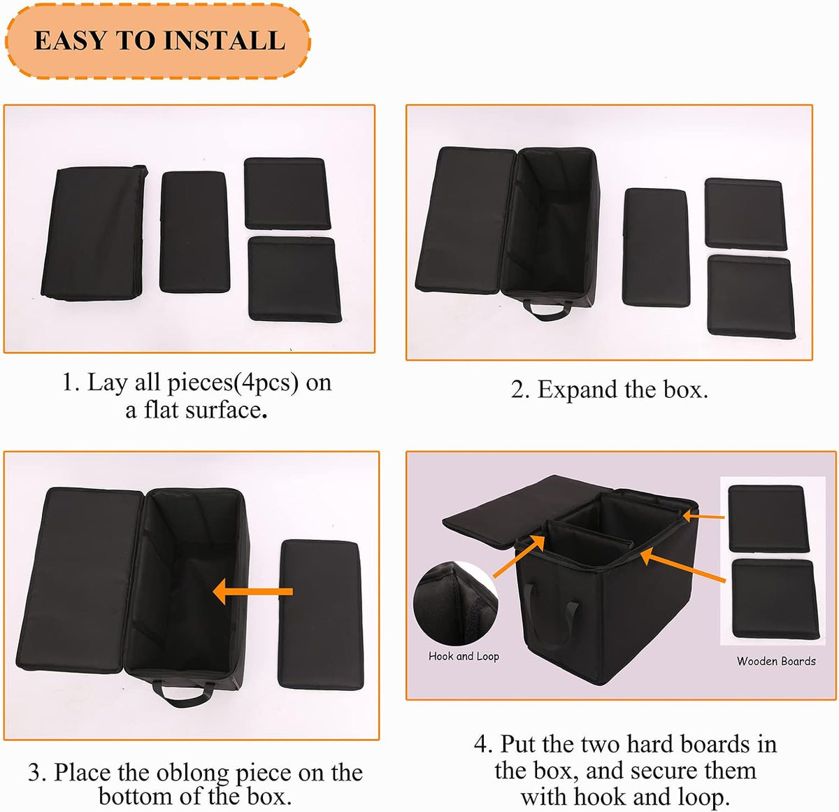 Car Seat Extender for Dogs, Front/Back Gap Filler - Standard: 20" × 11.5" × 14.5" - image 4