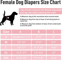 Reusable Dog Diapers Female Washable 3 Pack S Flowers for Heat – Essentials for Dogs - Purple / XL(17.5"-27"Waist) / 3 - image 2