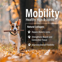 ValueBull Collagen Sticks for Dogs, 12 Inch Thick Chews, Natural Long-Lasting Dog Treats, 200 Count Bulk Pack - Supports Joints, Skin & Coat with Chondroitin & Glucosamine