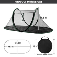 Cat Tent Outdoor, Pet Enclosure Tent Suitable for Cats and Small Animals, Indoor Playpen Portable - Dark Green - image 2