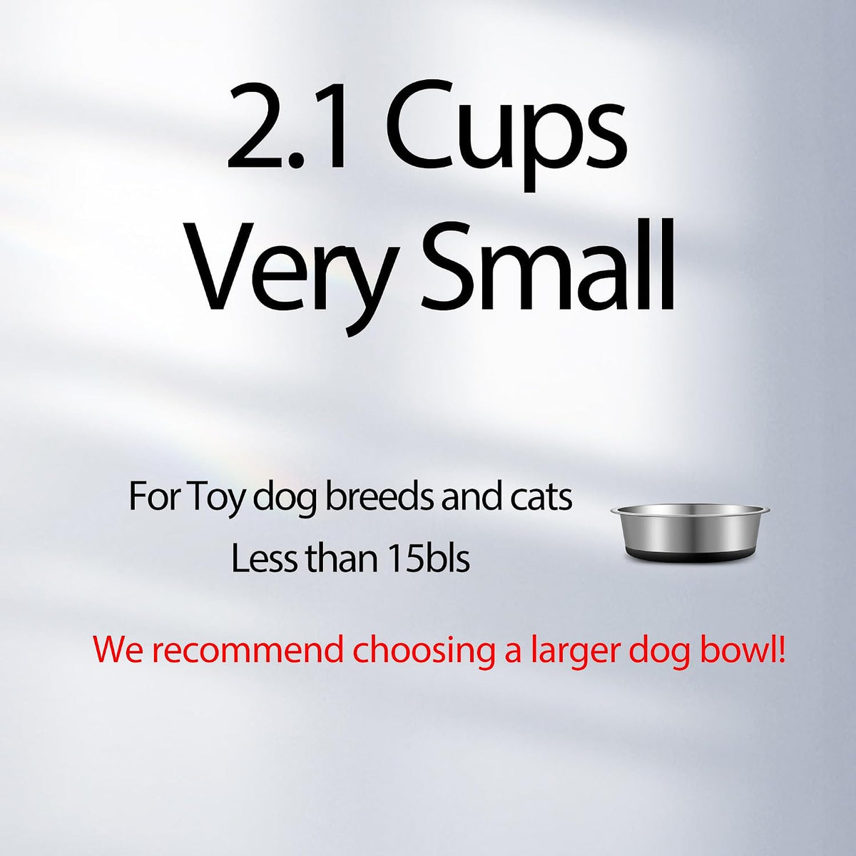 Stainless Steel Dog Bowls Set of 2 - Type B: 3.8 Cups - image 3