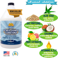 Bodhi Dog Skunk Shampoo | Skunk Smell Odor Remover Cleans & Deodorizes Using Essential Oils - Oatmeal Organic / 128 Fl Oz - image 3