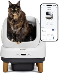 PetSafe ScoopFree OpenSky Automatic Self-Cleaning Cat Litter Box – Advanced Odor Control – App Controlled with Health Monitoring – Works with Any Litter – Up to 2 Weeks of Hands-Free Cleaning