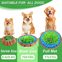 Vivifying Snuffle Mat for Dogs - Green&Blue - image 3