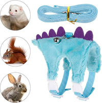 Ferret Harness and Leash Set Small Animals Vest Harness with Safe - Blue - image 4