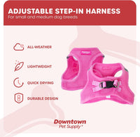 Downtown Pet Supply Step in Dog Harness for Teacup Dogs & Cats No Pull - X-Small / Pink - image 2