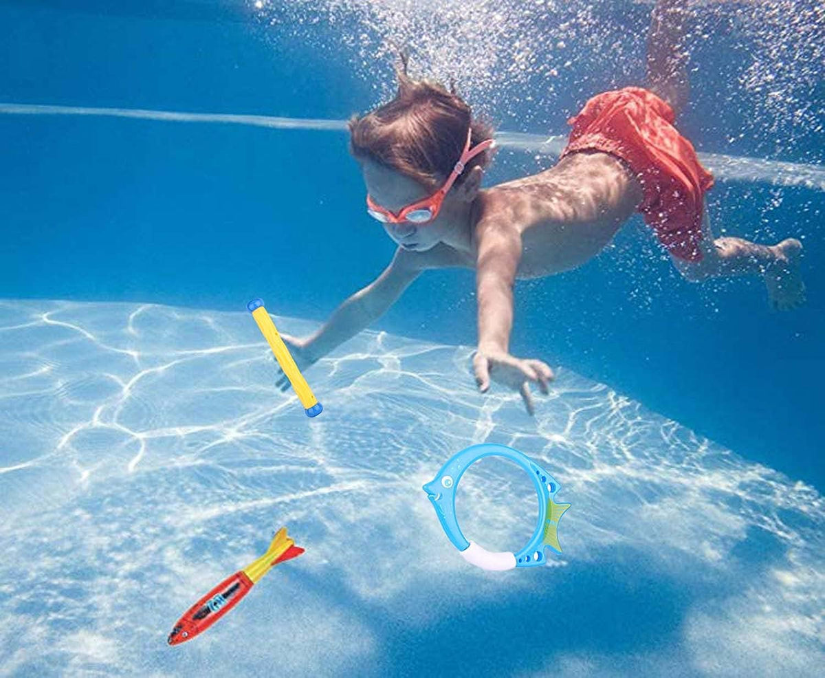 Diving Pool Toy Underwater Swimming Throwing Diving Torpedo Shark - Shark4 - image 4