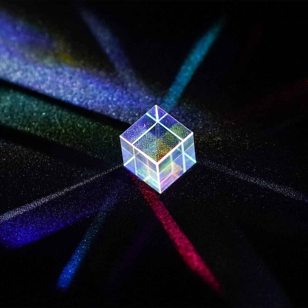 Colorful 20mm K9 Optical Crystal Glass Prism For Physics Teaching – Fun for Kids & Family - 15mm X-Cube - image 4