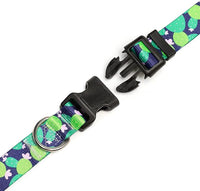 Mercano Adjustable Dog Collar - Special Design Patterns, Soft Nylon Comfortable Sturdy Pet Collar for Small Medium Large Dogs (S, Cactus)