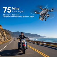Bwine F7GIM 4K Video 6K Photo Drones with Camera for Adults 3-Axis - Dark Gray - image 4