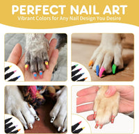 9 Colors Dog Nail Polish Pens Quick Dry, Dog Safe Nail Polish - 7 Pcs - image 4