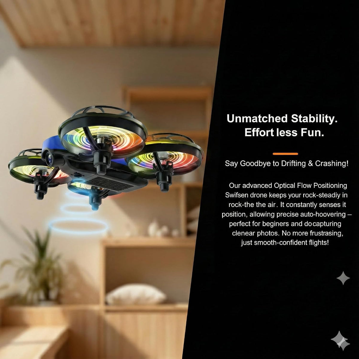 Swifsen Drones for kids Camera - Blue Drone-With Camera - image 2