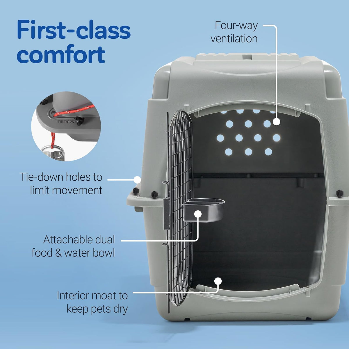 Petmate Sky Kennel, for Air Travel - 32 Inch / Kennel Only - image 4