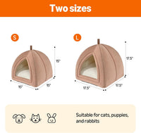 Amazon Basics Cat Bed Cave - Pink / L-17.5"×17.5"×17.5" - image 3