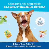 Barkbox Bao & BAB Plush Toy, Multi-Part Fun for and Perfect for Interactive Playtime, X-Small Breeds