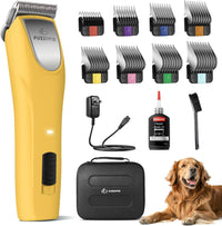 Professional Dog Clippers for Grooming Thick Curly Matted Coats – Essentials for Dogs - Citrus Yellow