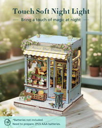 Cutefun Book Nook Kit, Bach Strings Musical Instrument Store - Anna's Blue Blossom - image 3