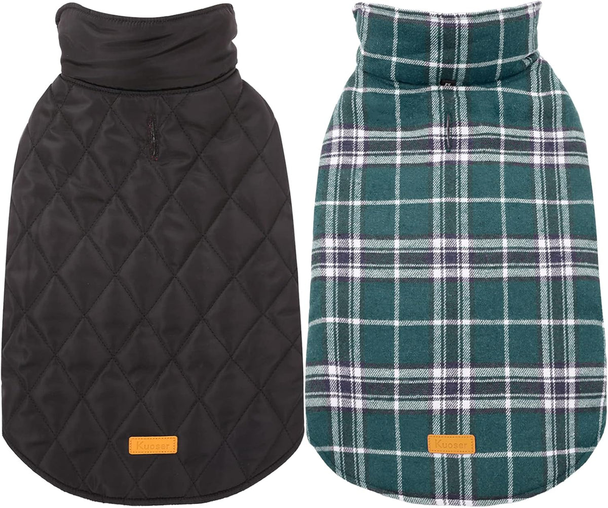 Kuoser Waterproof Dog Coat - Green / Small (Pack of 1)