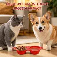 Collapsible Dog Bowls, Small Portable Travel Dog Bowls – Essentials for Dogs - RED - image 4