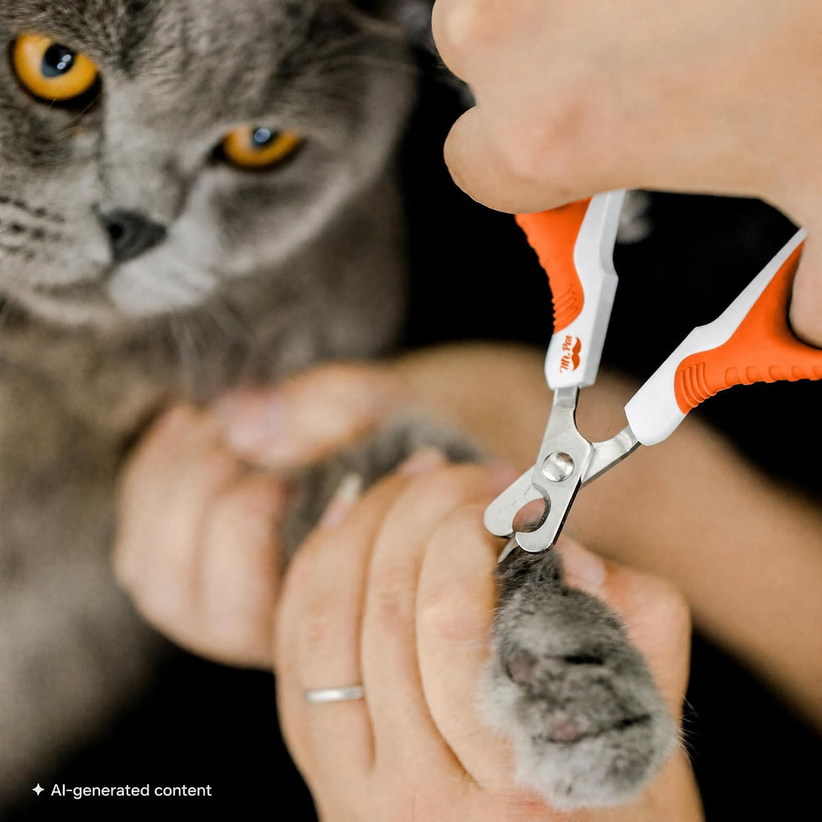 Mr. Pen, Cat Nail Clipper, Stainless Steel - Raspberry Red & White - image 4