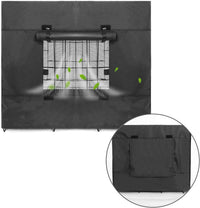 Dog Crate Cover, Double Door Breathable Crate Cover, Black - 30.0"L x 19.0"W x 21.0"H - image 4