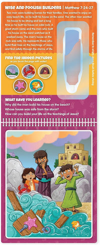Water Reveal Coloring Scripture Book for Kids. – Fun for Kids & Family - Parables of Jesus - image 2