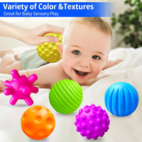 6 Pack Sensory Balls for Toddlers 1-3 - 6 Pack - image 3