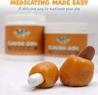 Flavor-Doh - Flavored Pill Wrap for Dogs to Hide Capsules, Create Pockets, and Form Pill Treats for Dogs - Easy-to-Use Treat Paste for Pet Medicine - Peanut Butter (8oz)
