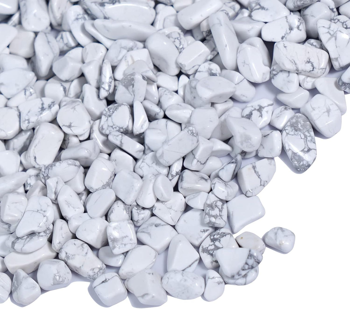 gemshan 2lb Rose Quartz Chips Natural Crushed Crystal Chip Bulk - Turquoise - image 3