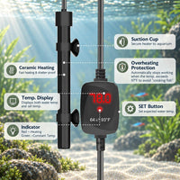 10W USB 5V/2A Alumina Ceramic Super Mini Betta Heater for Tanks ≤ 1 - For Tanks ≤ 10 Gal - image 4