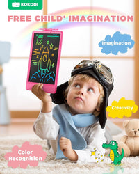 KOKODI LCD Writing Tablet 8.5-Inch Colorful Doodle Board - Rose Red - image 3