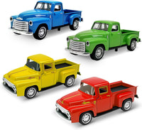 Little Blue Truck Toy,1:32 Pull Back Cars Toy for Kids Boys Girls – Fun for Kids & Family - Blue/Red/Yellow/Green