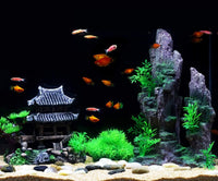 SLOCME Resin Castle Decorations, Multicolor Aquarium Sculpture - image 4