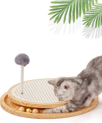 Cat Scratcher, Cat Natural Sisal Scratching Pad - Gold