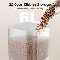 6L Automatic Cat Feeder for 2 Cats, APP Control - image 3