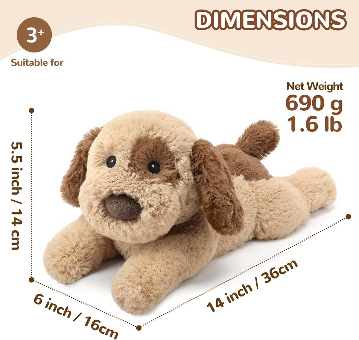Capybara Stuffed Animals, Microwavable Stuffed Animal Adorable Fluffy Capybara Plush for Warmth - Dog Stuffed Animals - image 3