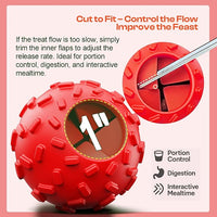 Treat Dispensing Dog Toys - Interactive Cognitive Dog Treat Toy,Puzzle Ball for Puppies & Small Dogs,Promotes Slow Eating, Reduces Stress,Perfect for Fetch,Chewing & Training
