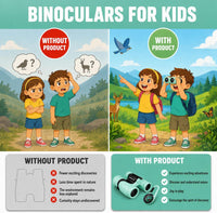 Binoculars for Kids, Perfect Toy for Little Boys and Girls - Mint Green - image 4
