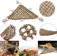 Bearded Dragon Hammock Reptile Lounger Reptiles Plants Hanging Fake - image 3