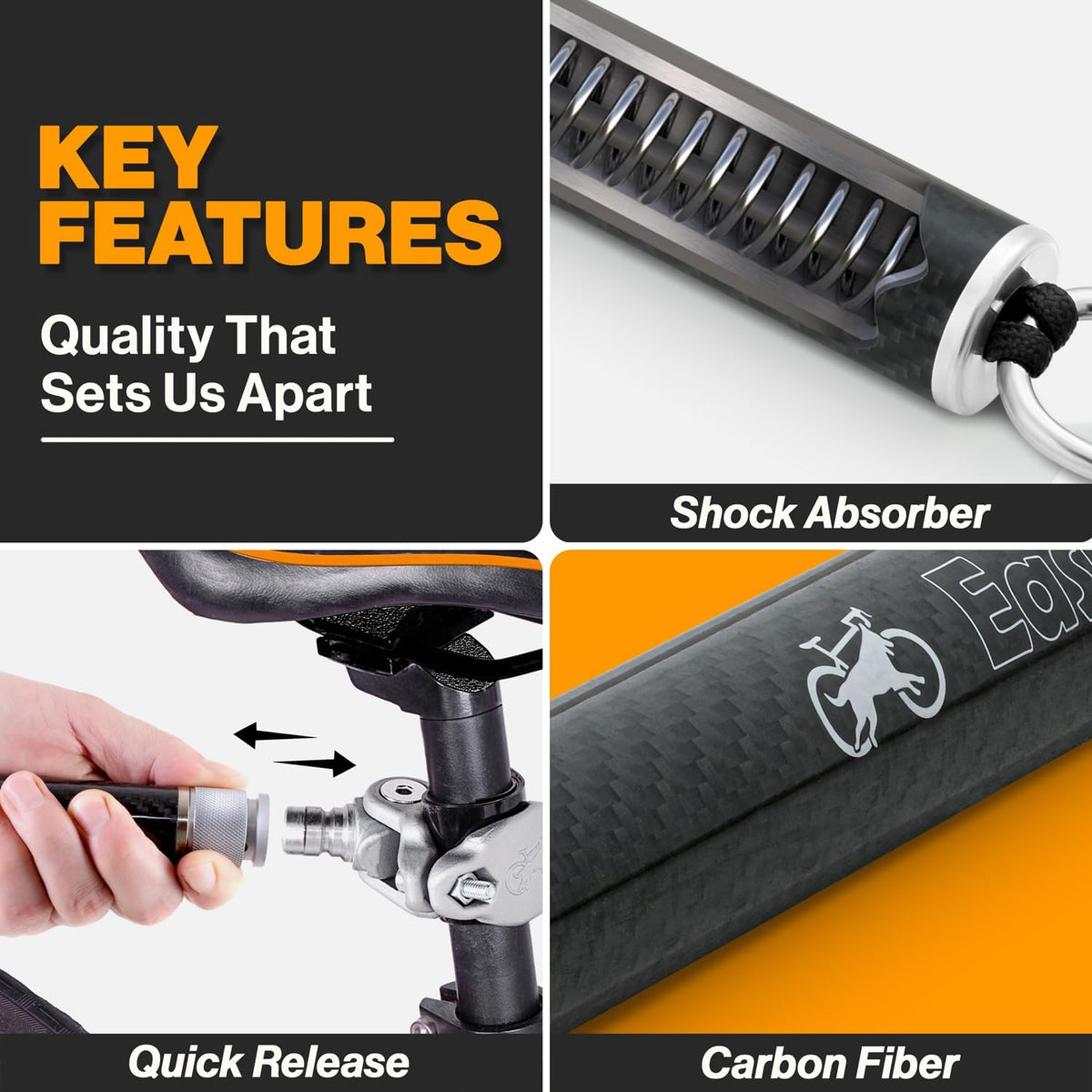 V2.0-180° Rotating Dog Bike Leash - Blue - image 4