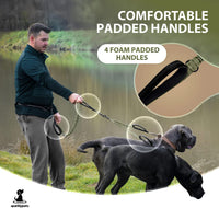 Active Pack Hands Free 2 Dogs Leash Medium & Large - Olive Green / 2 dogs M/L - image 3