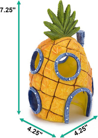 Penn-Plax Spongebob & Pineapple House Aquarium Decor - Large / Pineapple Home - image 3