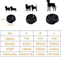 Extra-Large Durable ABS Large Slow Feeder Dog Bowls Stop Bloat Bowl - Round-L / Large - image 4