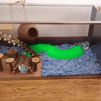 Plastic Hamster Tunnels, Small Animal Tubes - 【Green】 / 【1 PCS】 - image 3